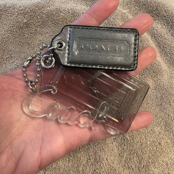 Coach Handbags - Coach Poppy Hangtags (3) silver/clear